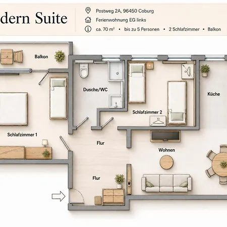 - Modern - Ihr Zuhause Auf Zeit! شقة